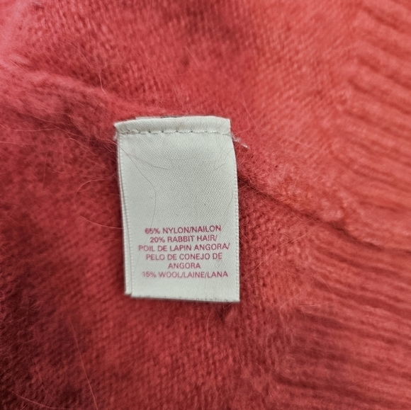 Victoria's Secret Angora Hot Pink Trapeze Scoop Neck Sweater Size Medium N67 - Picture 5 of 7